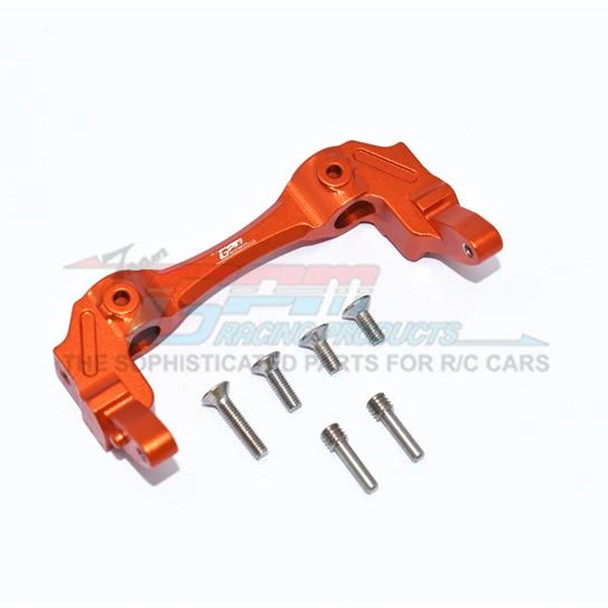 GPM Aluminium Front Bumper Mount - Orange : Axial SCX10 III Jeep JL Wrangler