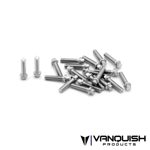 Vanquish VPS01710 Scale M2x8mm Stainless Screw Hardware (20Pcs)