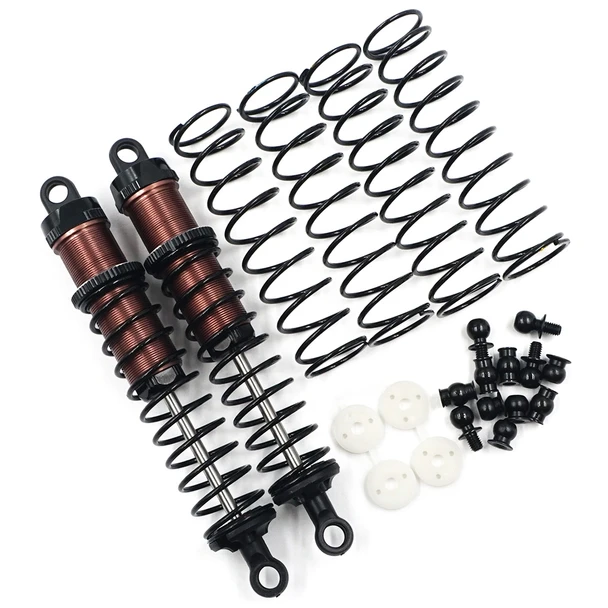 Yeah Racing BBG-0100BK Alum Big Bore Go 100mm Damper (2) Black : 1/10 Off-Road