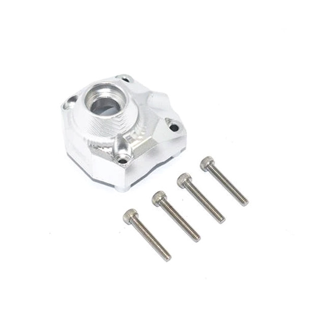 GPM Racing Aluminum Front Or Rear Gearbox Cover Silver : Capra 1.9 UTB