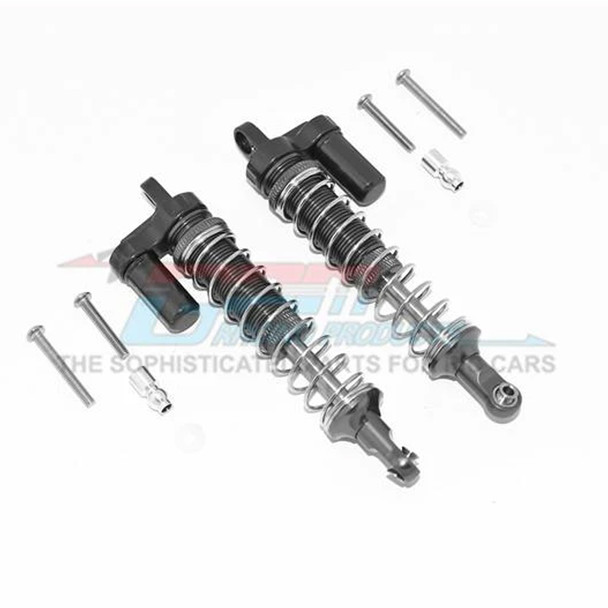 GPM Alum Fr or Rr L-Shape Piggy Back Spring Dampers 100mm Grey : Capra 1.9 UTB