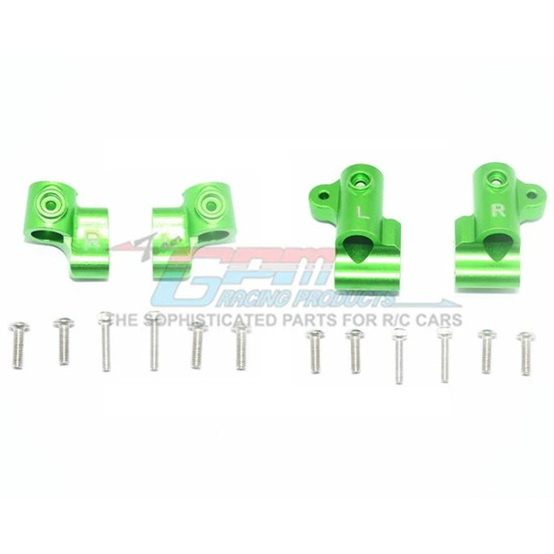 GPM Aluminum Front + Rear Body Post Stabilizer Green : 1/8 Outcast 6S BLX