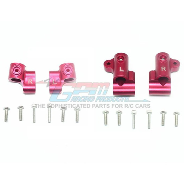 GPM Aluminum Front + Rear Body Post Stabilizer Red : 1/8 Outcast 6S BLX