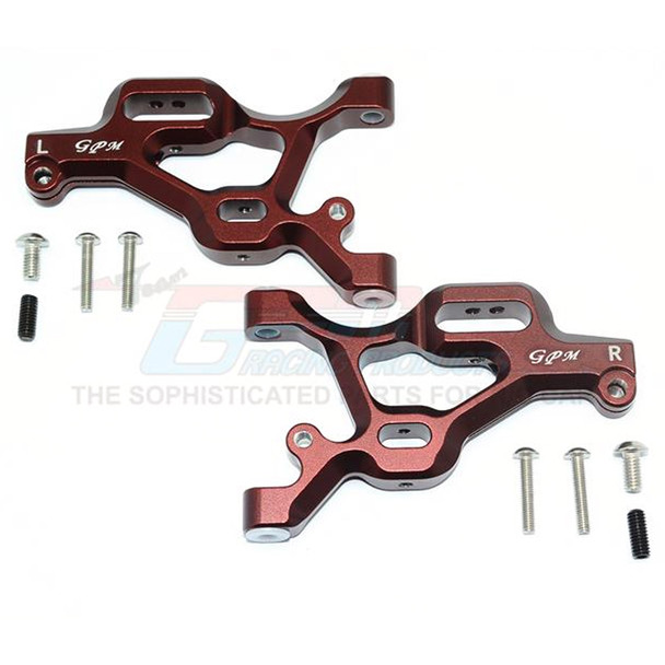 GPM Racing Aluminum Front Lower Arms Brown : Senton 6S BLX