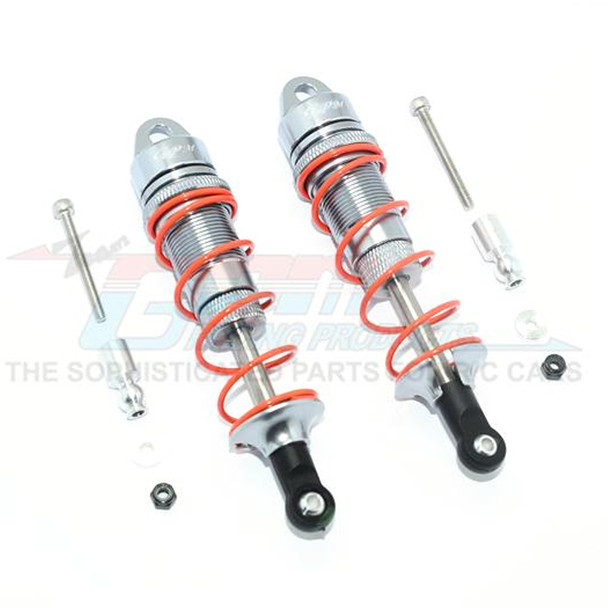 GPM Aluminum Front Adjustable Dampers 100mm Grey : 6S BLX Senton & Typhon