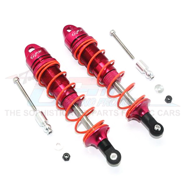 GPM Aluminum Rear Adjustable Dampers 110mm Red : 6S BLX Senton & Typhon