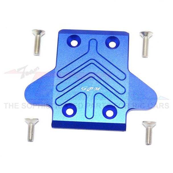 GPM Alum Front Chassis Protection Plate Blue : Senton/Outcast/Notorious 6S BLX