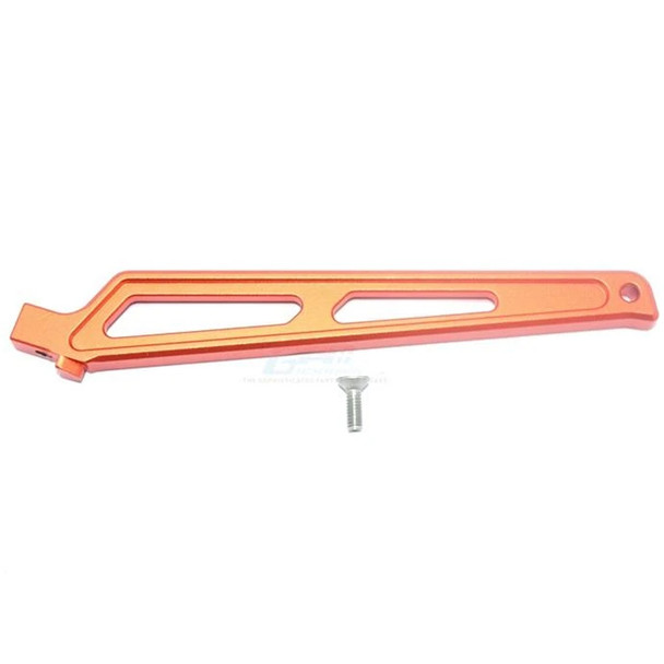 GPM Racing Aluminum Rear Chassis Brace Orange : Arrma Talion 6S BLX