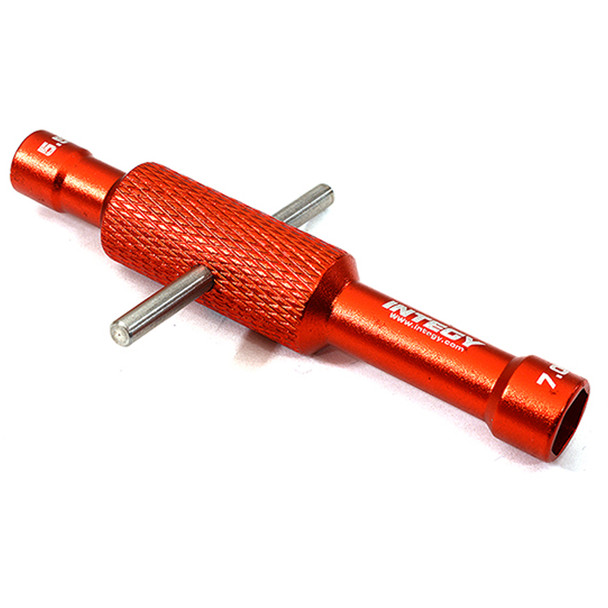 Integy C29061RED Dual Size Hex Socket Wrench 5.5mm + 7.0mm
