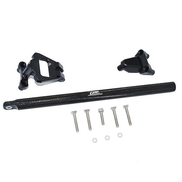 GPM Racing Aluminum Center Brace Bar & Mount Black : Traxxas Hoss 4x4 VXL