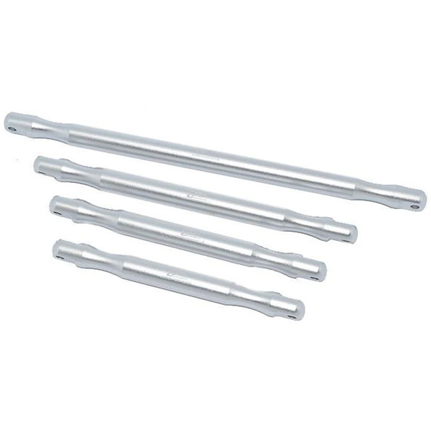 GPM Aluminum Front & Rear Support Brace Bar Silver : 1:5 OUTCAST 8S BLX