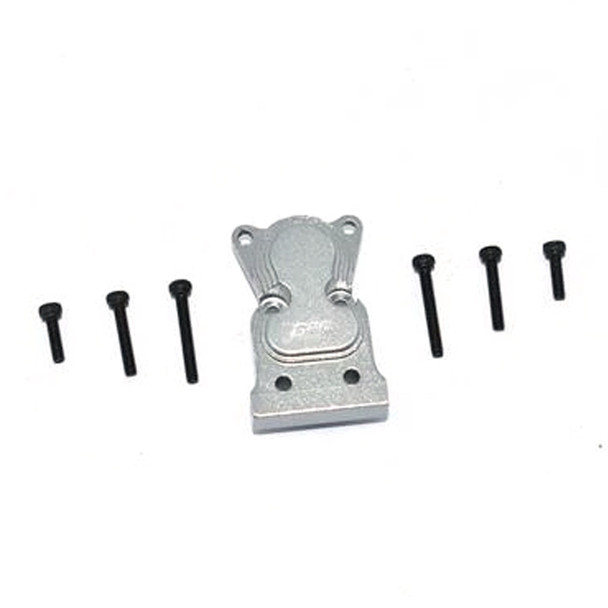GPM Alum Front Or Rear Gearbox Cover Grey : Axial SCX24 Deadbolt / Jeep Wrangler