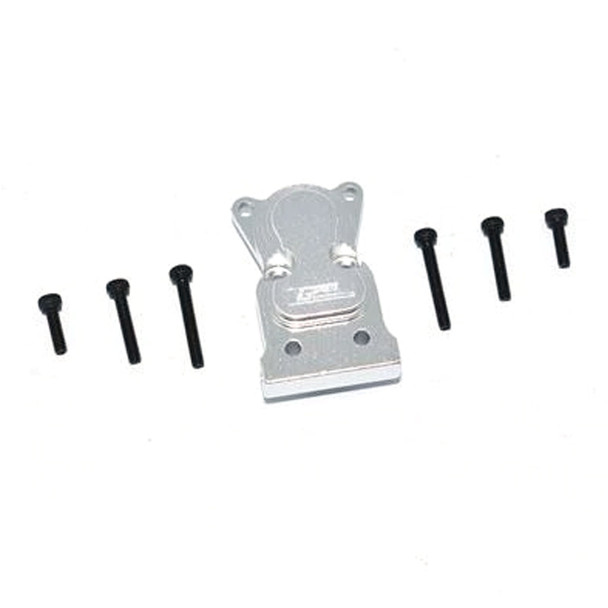 GPM Alum Front Or Rear Gearbox Cover Silver : Axial SCX24 Deadbolt / Jeep Wrangler