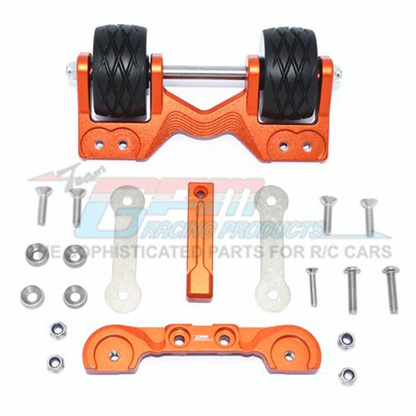 GPM Racing Aluminum Rear Adjustable Wheelie Orange : Maxx 4WD Monster Truck