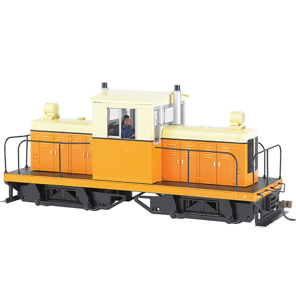 Bachmann 29202 Painted Unletterd Orange & Cream Whitcomb 50-Ton DCC Locomotive On30