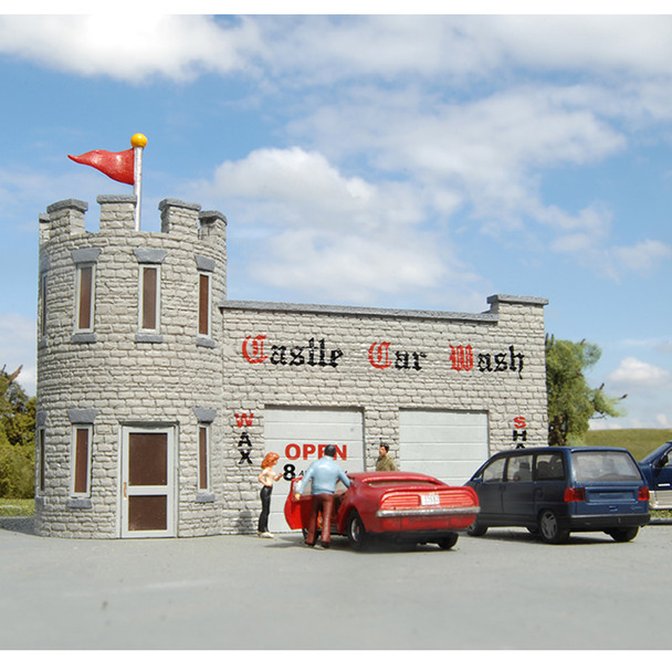 Bachmann 35210 Castle Car Wash - Roadside U.S.A Building HO Scale