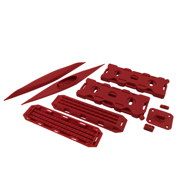 NHX Recovery Boards / Tank / Boats Scale Accessories for RC Crawler Red
