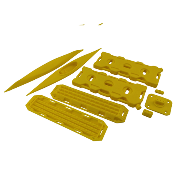 NHX Recovery Boards / Tank / Boats Scale Accessories for RC Crawler Yellow