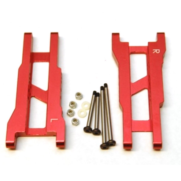 STRC ST3655XR Aluminum Rear A-Arm Red w/ Pins : Stampede / Rustler