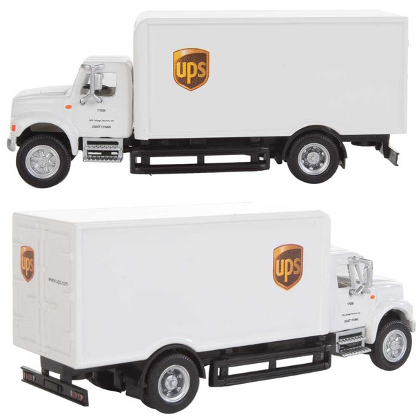 Walthers International(R) 4900 Single-Axle Box Van - UPS White HO Scale