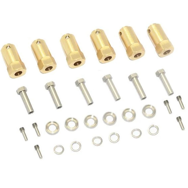 GPM Racing Brass Wheel Hex Adapters 23mm : TRX-6 Mercedes-Benz G63