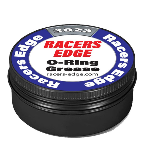 Racers Edge RCE3023 O-Ring Grease (8ml) Black Aluminum Tin w/Screw On Lid