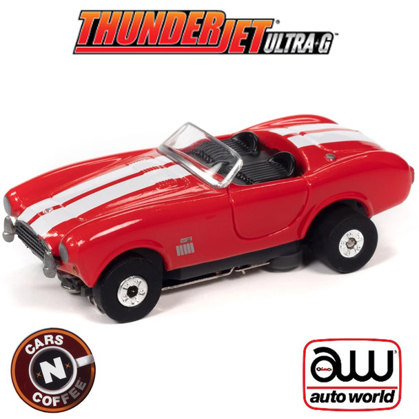 Auto World Thunderjet R31 1965 Shelby Cobra 427 S/C Roadster Red HO Slot Car