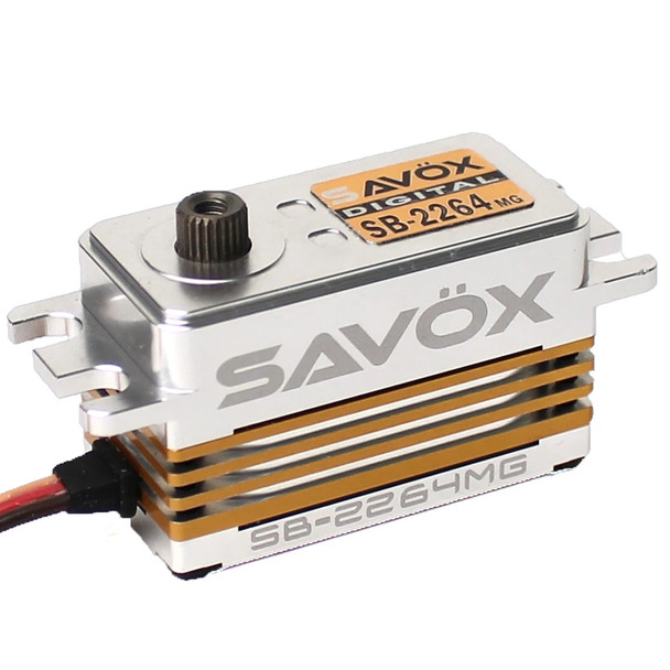 Savox SB-2264MG High Voltage Brushless 7.4V / .085 sec / 208.3 oz. Servo