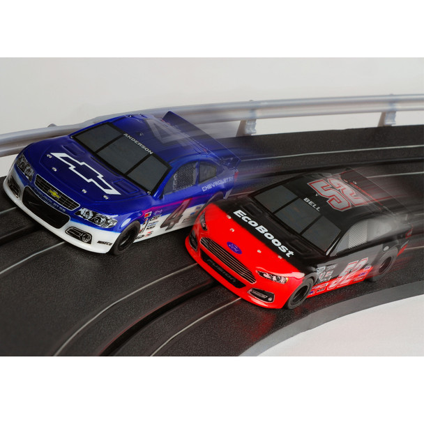 AFX 22041 Two Pack Stocker - Ford vs Chevy - Mega G+ HO Scale Slot Car