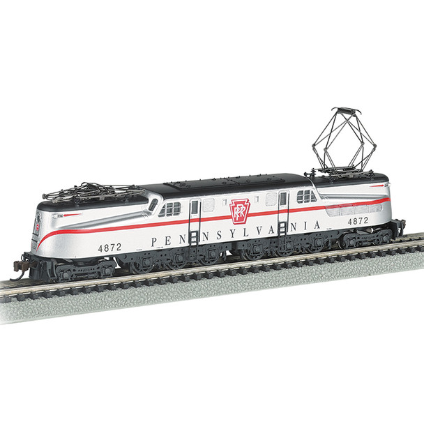 Bachmann 65354 PRR GG-1 #4872 Silver w/ Red Stripe DCC Sound Locomotive N Scale