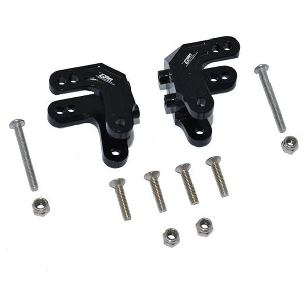 GPM Racing Aluminum Front Or Rear Shock Mount Black : Losi 1/8 LMT