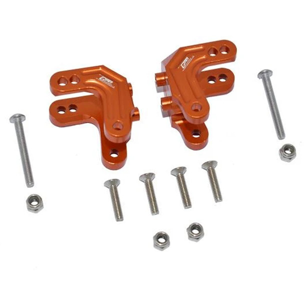 GPM Racing Aluminum Front Or Rear Shock Mount Orange : Losi 1/8 LMT
