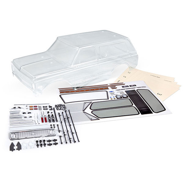 Traxxas 9111 1972 Chevrolet Blazer Clear Body w/ Decals/Accessories : TRX-4