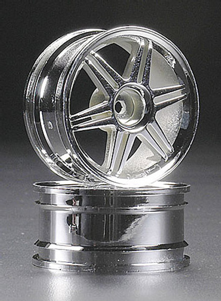 HPI 3802 12-Spoke Corsa Wheel 26mm Chrome (2)