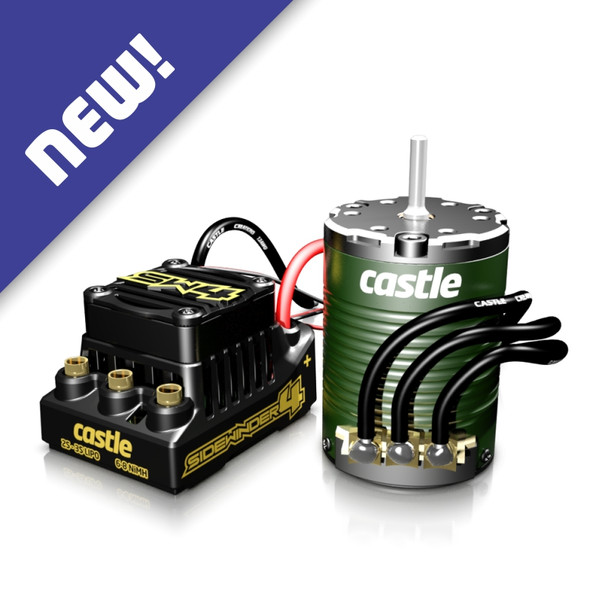 Castle Creations 010-0164-03 SW4 Sensorless ESC w / 1406 6900kv Motor Combo