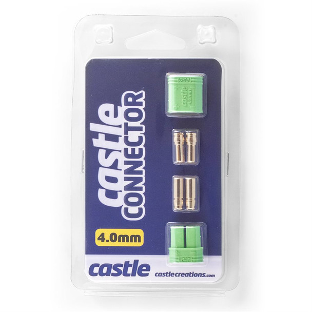 Castle Creations 4mm Polarized Bullet Connector Male/Female Set