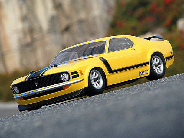 HPI 17546 1970 Ford Mustang Boss 302 Clear Body (200mm)