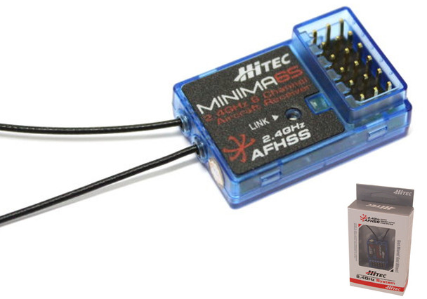 Hitec 26615 Minima 6S 2.4Ghz ParkFlyer 6Ch Micro Receiver