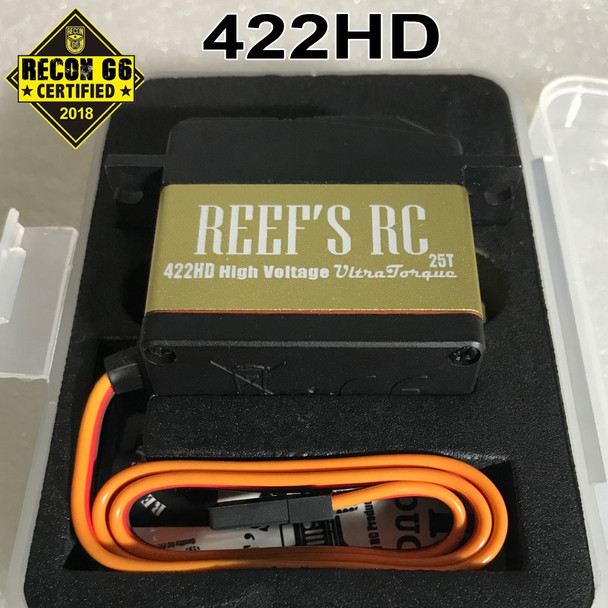 Reef's RC 422HD Waterproof High Torque Digital HV Coreless Titanium Servo