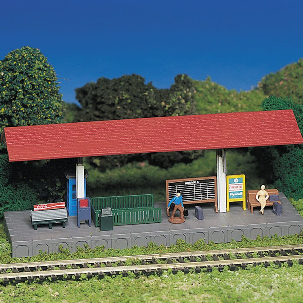 Bachmann 45194 Plasticville Classic Kit - Station Platform -2-1/8 x 7" HO Scale