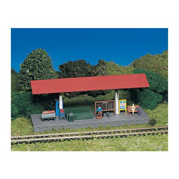 Bachmann Platform Station Built-Up N Train Building 45906