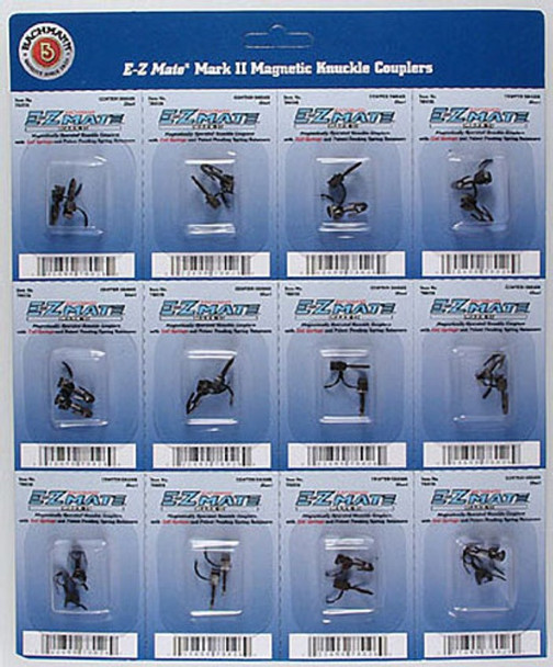 Bachmann E-Z Mate II Coupler Center Shank Short (12 Pairs) HO 78026