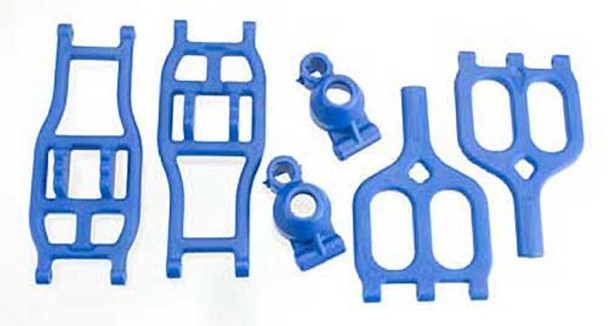 RPM 80945 Rear True-Track A-Arm Conversion Blue T-Maxx & E-Maxx