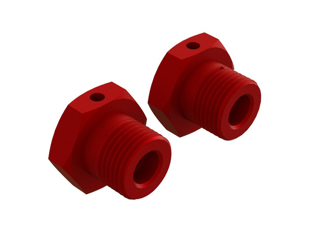 ARRMA AR310904 Aluminum Wheel Hex 17mm Red (2) : Typhon