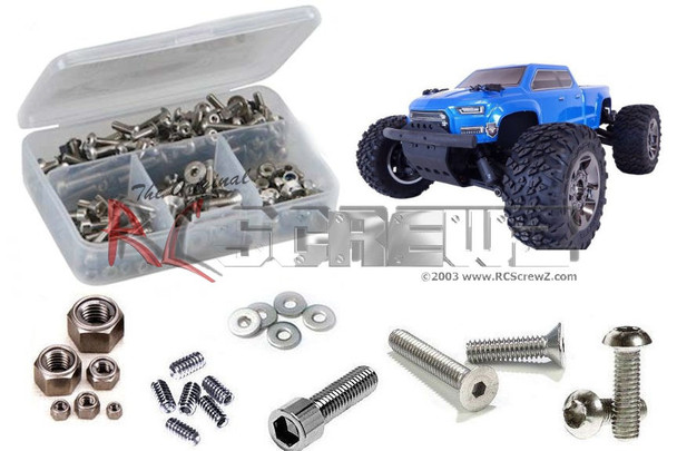 RC Screwz ARA031 Arrma RC Big Rock 3S BLX 1/10th #102723 Stainless Screw Kit