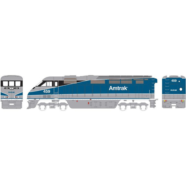 Athearn ATH15354 F59PHI Amtrak Pacific Surfliner #459 Locomotive w/DCC & Sound N Scale