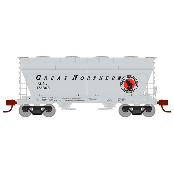 Athearn ATH23440 ACF 2970 Covered Hopper GN #173803 Freight Car N Scale