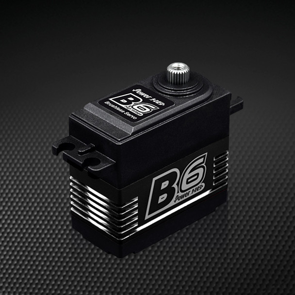 POWER HD B6 HV Brushless Motor 124.9 oz / .038 Titanium Gear Digital Servo