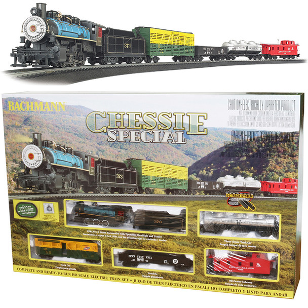 Bachmann 00750 Chessie Special  Electric Train Set HO Scale