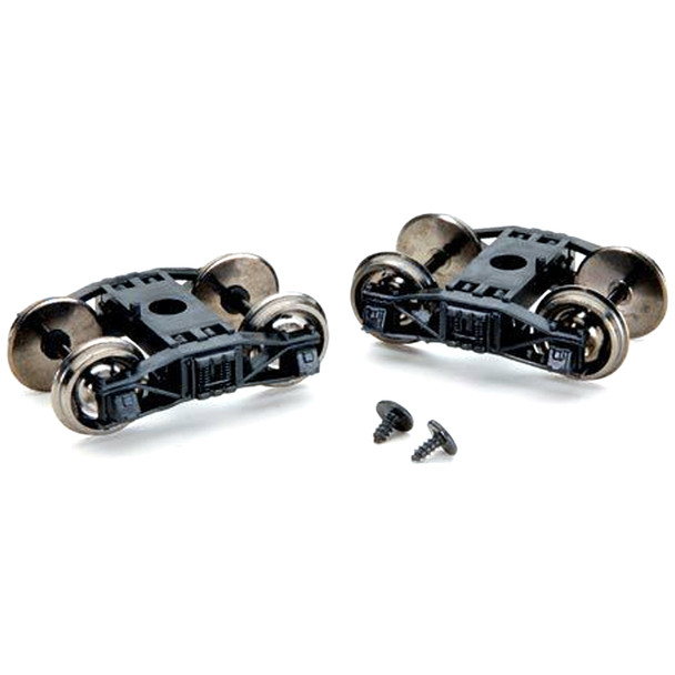 Bachmann 29903 Spectrum Trucks w/Wheel Sets Freight Arch Bar (2) On30 Scale